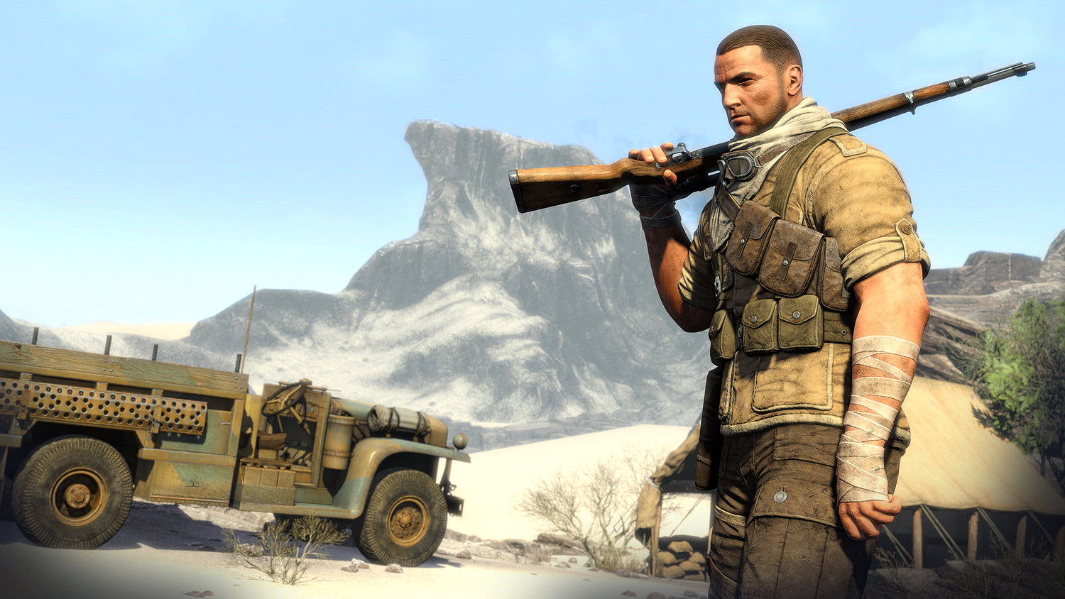 Скриншот 2 к игре Sniper Elite 3 [v 1.14 + DLC] (2014) PC | Rip от xatab
