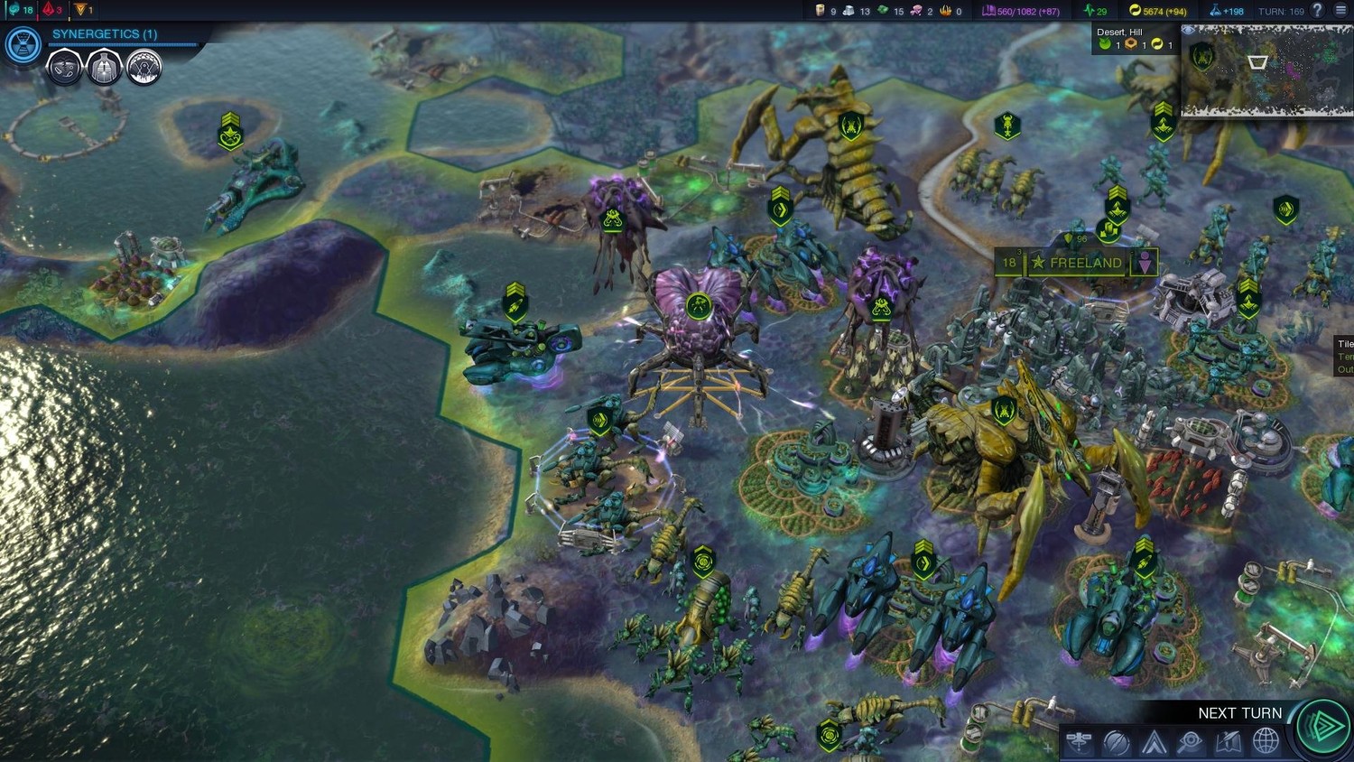 Скриншот 1 к игре Sid Meier's Civilization: Beyond Earth [Update 3 + DLC] (2014) PC | RePack от xatab