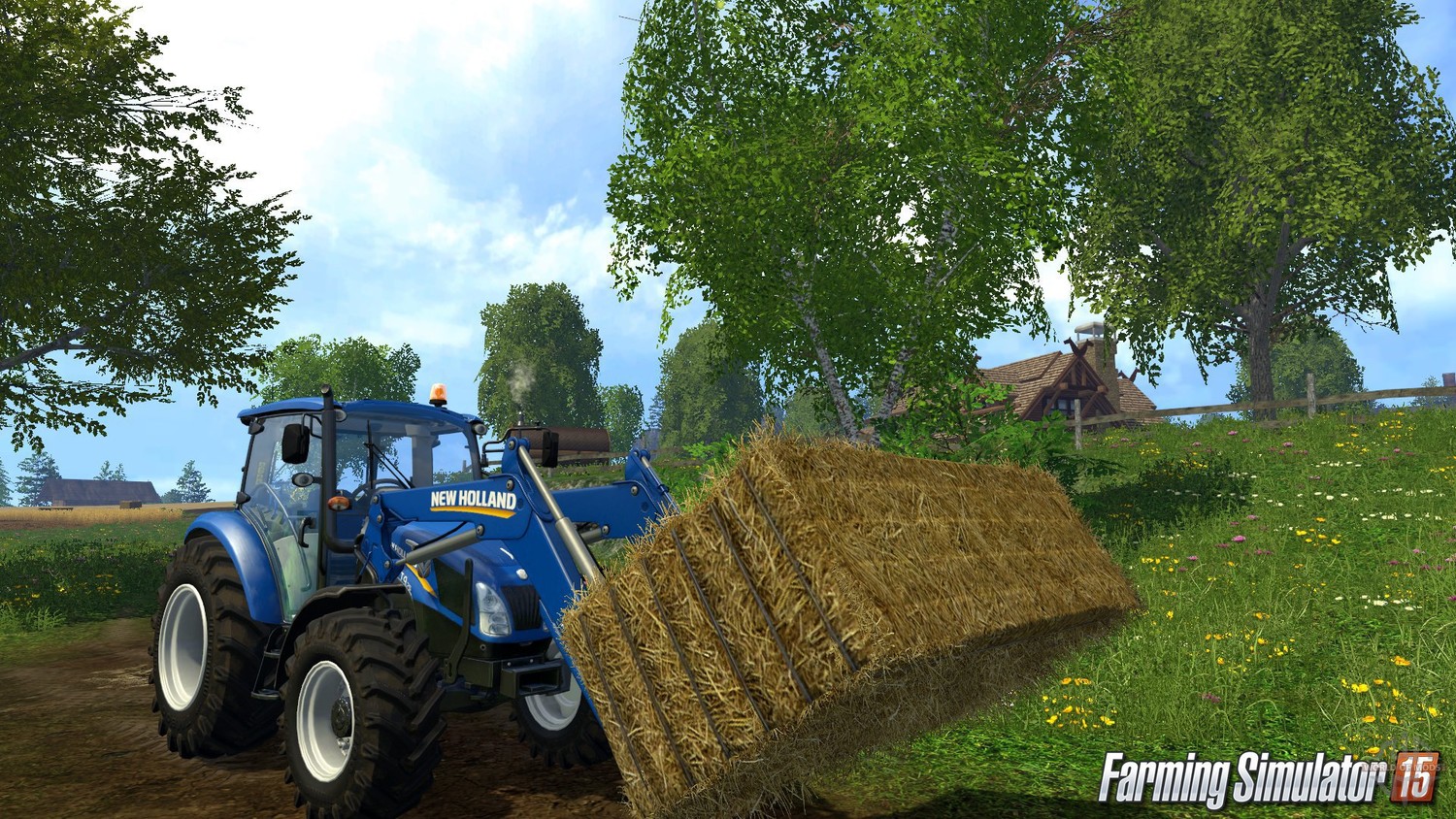 Скриншот 3 к игре Farming Simulator 15: Gold Edition [v 1.4.1 + DLC's] (2014) PC | RePack от xatab