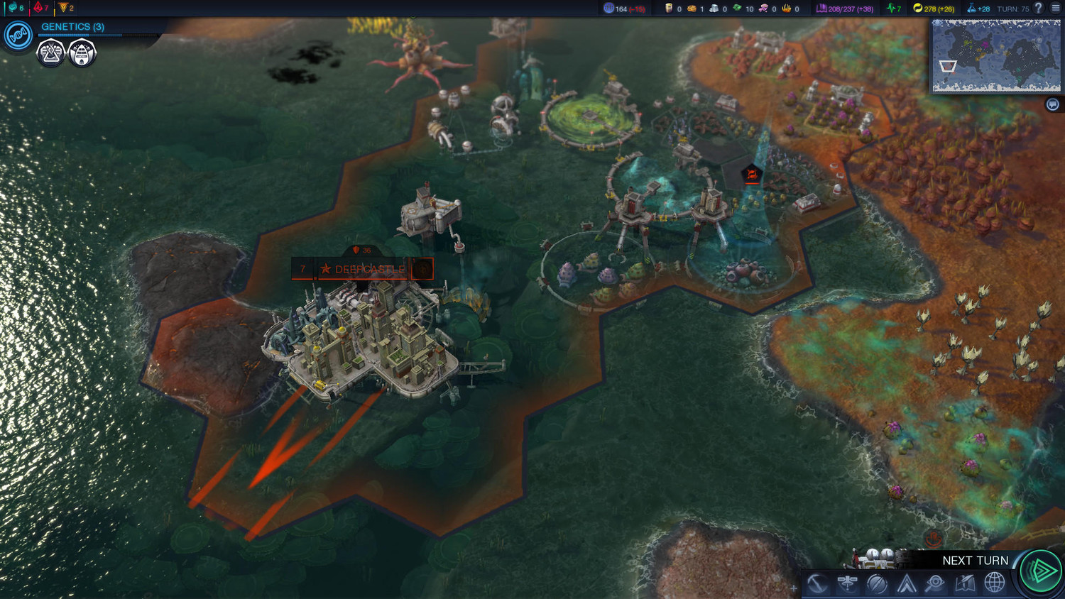 Скриншот 2 к игре Sid Meier's Civilization: Beyond Earth Rising Tide [v 1.1.2.4035 + 2 DLC] (2014) PC | RePack от xatab