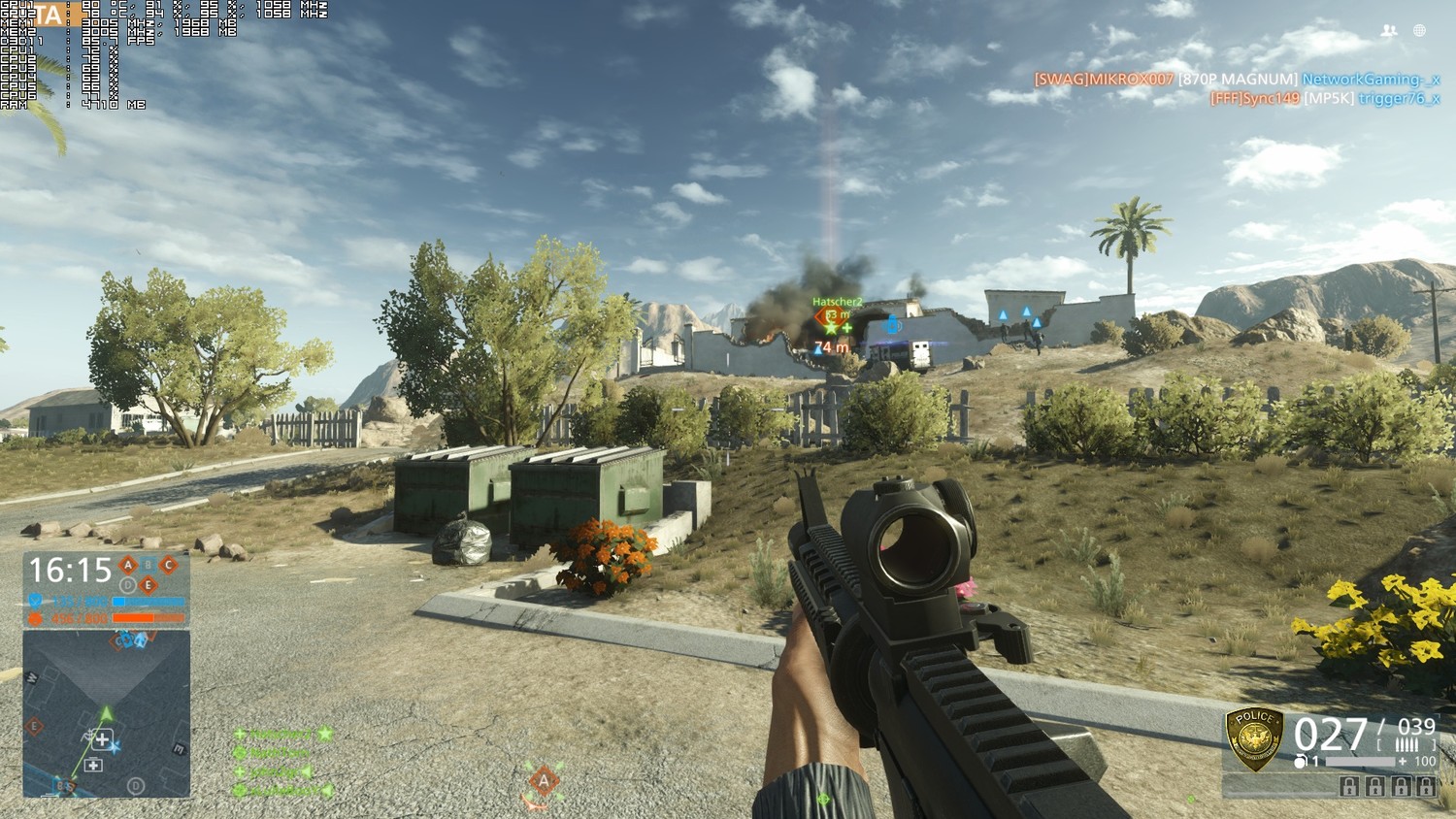 Скриншот 1 к игре Battlefield Hardline (2015) Repack от xatab