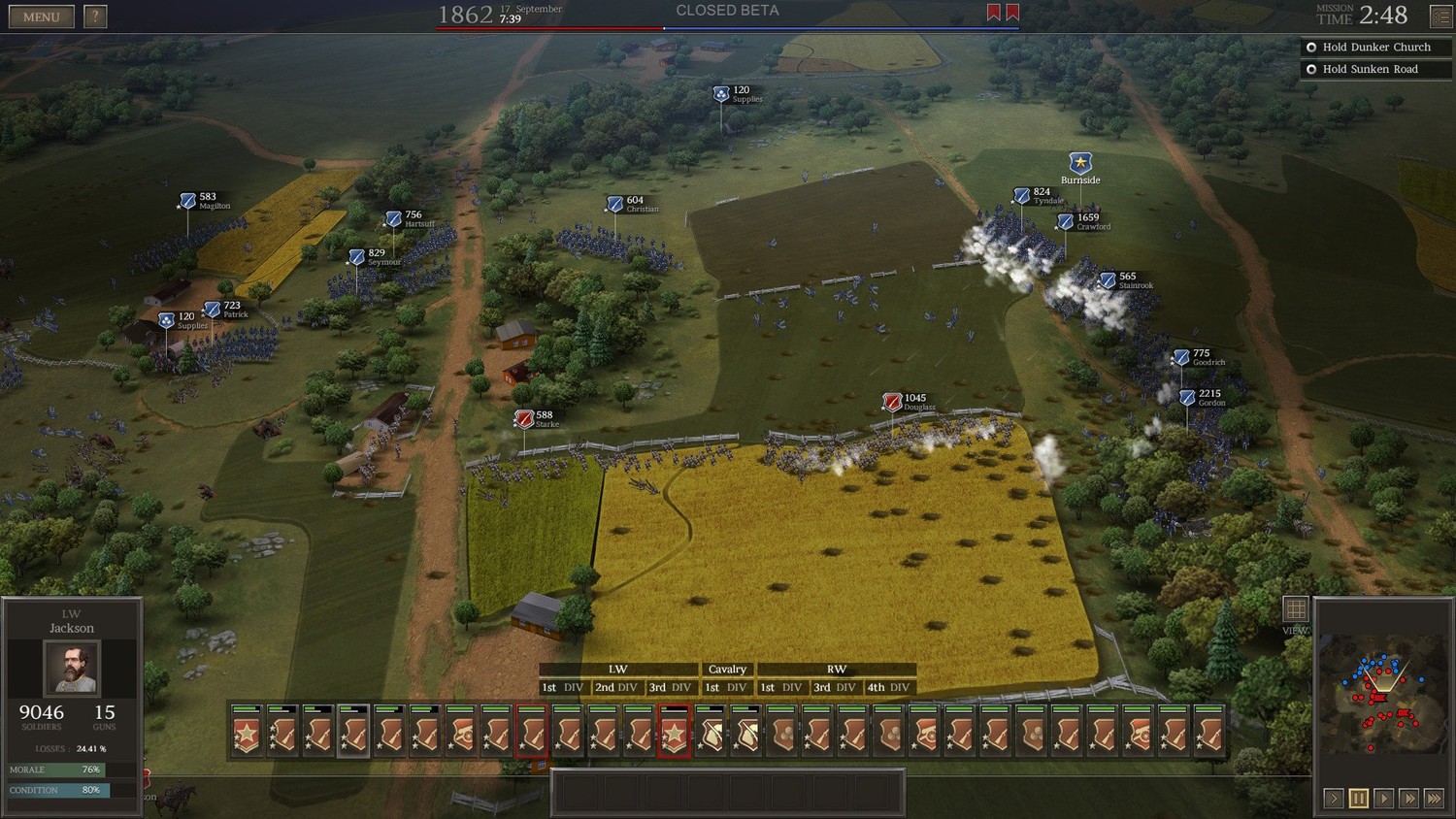 Скриншот 2 к игре Ultimate General: Civil War [v1.09] (2017) PC | Лицензия