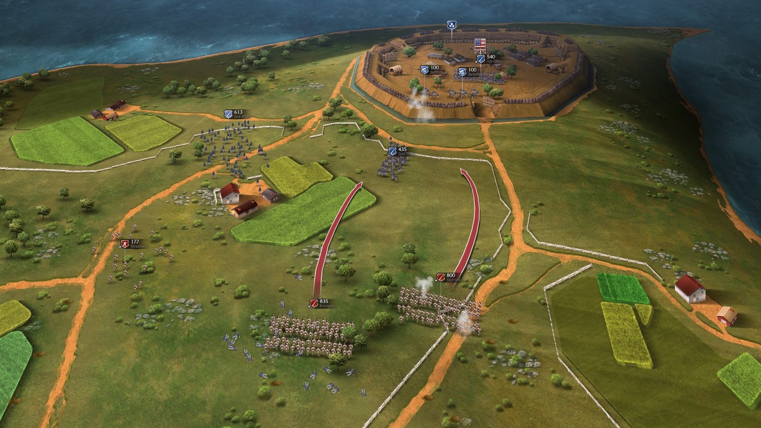Скриншот 1 к игре Ultimate General: Civil War [v1.09] (2017) PC | Лицензия
