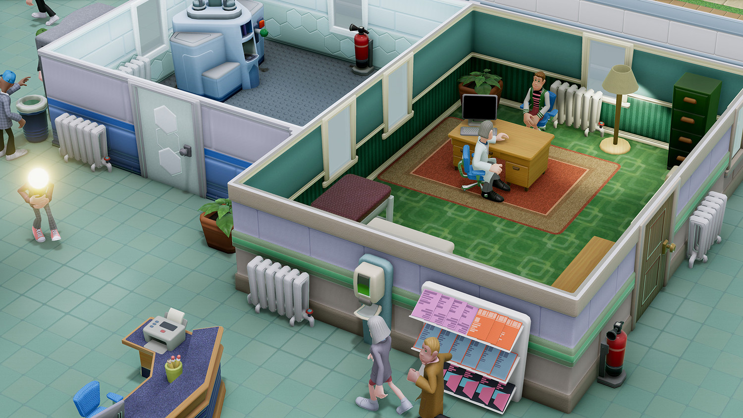 Скриншот 2 к игре Two Point Hospital [1.20.53319] (2018 г)  RePack от xatab