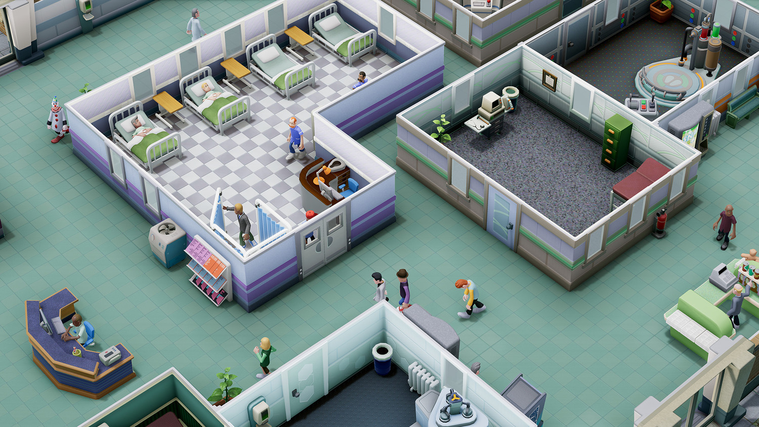 Скриншот 3 к игре Two Point Hospital [1.20.53319] (2018 г)  RePack от xatab