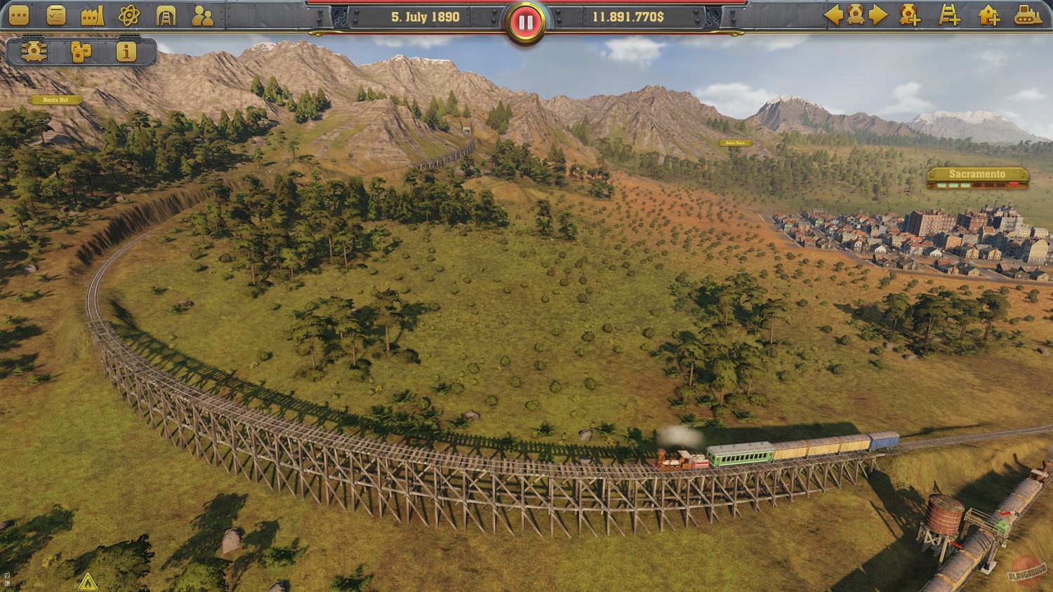 Скриншот 1 к игре Railway Empire  (v.1.13.0.25864 + DLC ) RePack by xatab
