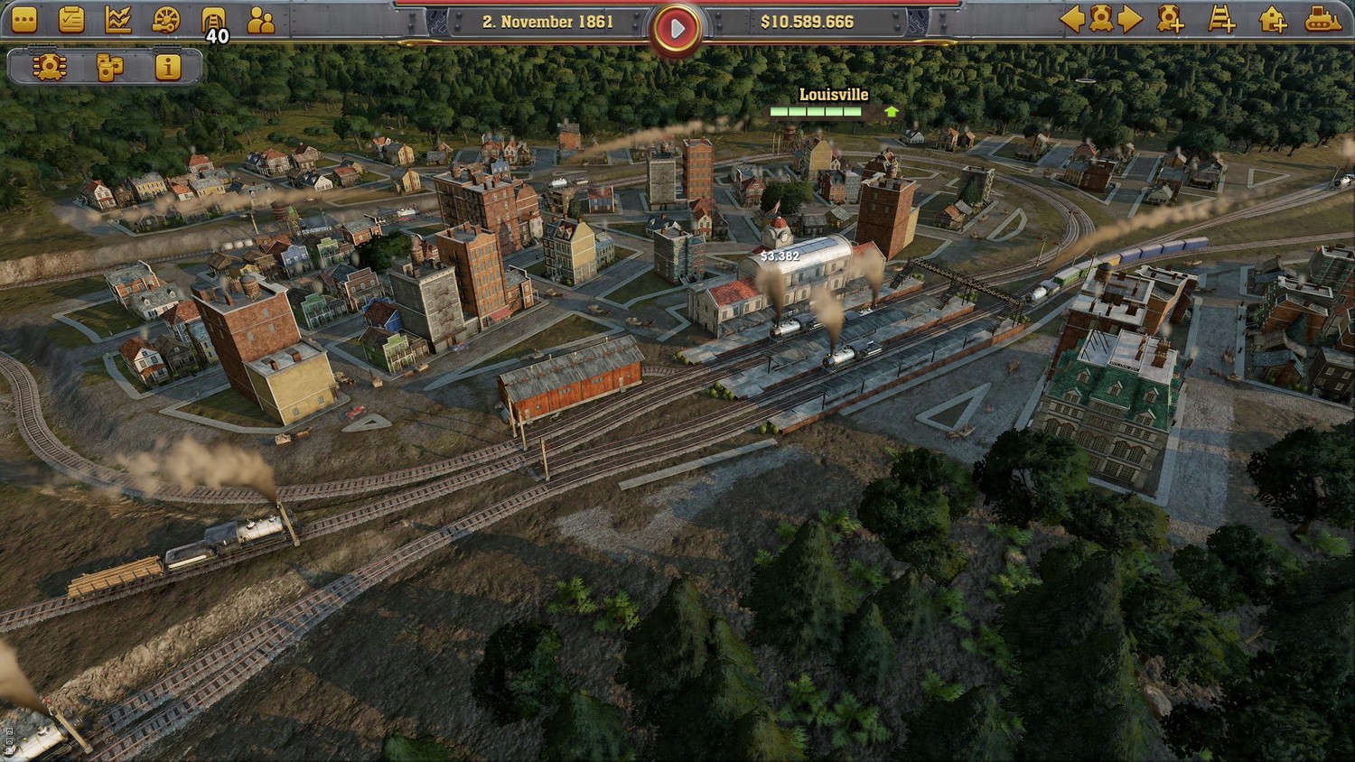 Скриншот 2 к игре Railway Empire  (v.1.13.0.25864 + DLC ) RePack by xatab