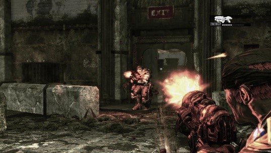 Скриншот 2 к игре Gears of War v.1.0.3340.131 [1С] (2007) PC | Лицензия