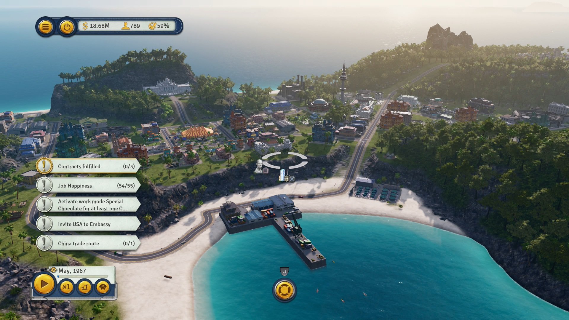 Скриншот 1 к игре Tropico 6 v.22(1195) [Папка игры] (2019)
