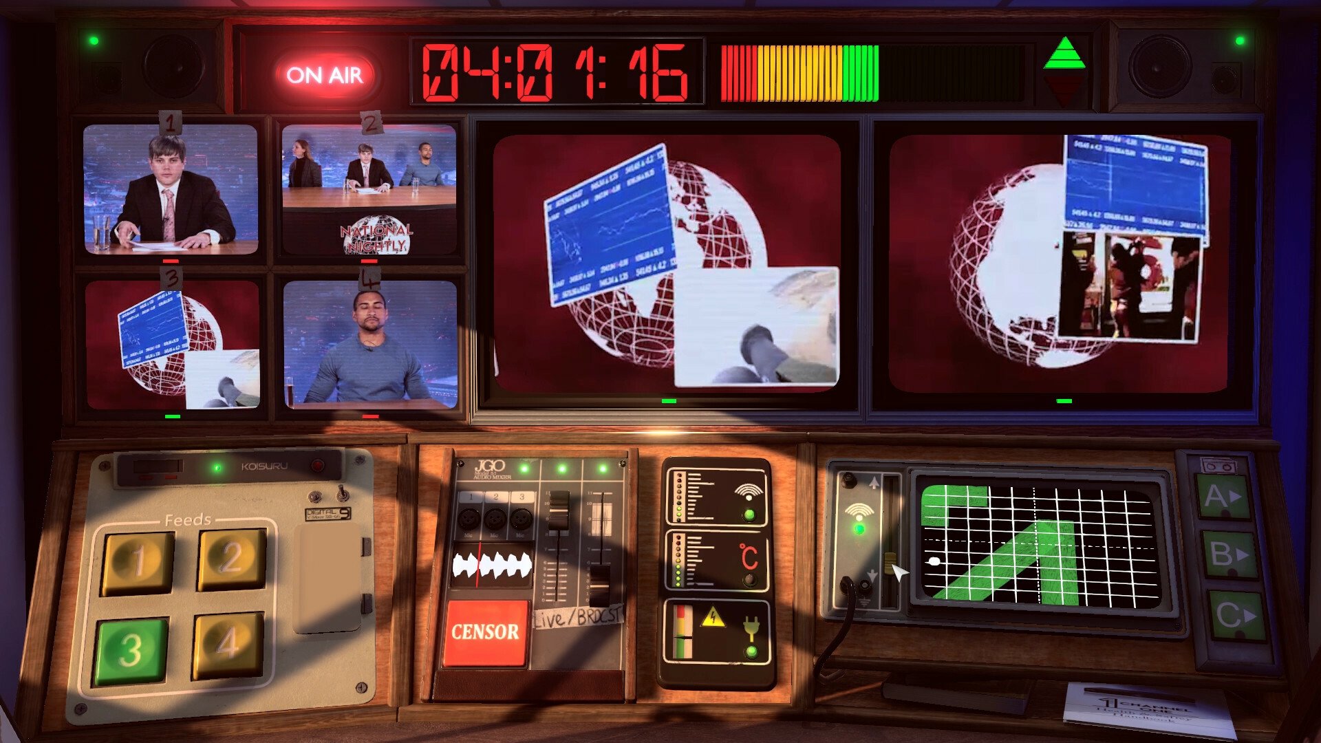 Скриншот 2 к игре Not For Broadcast v.2024.01.11b [GOG] (2020)
