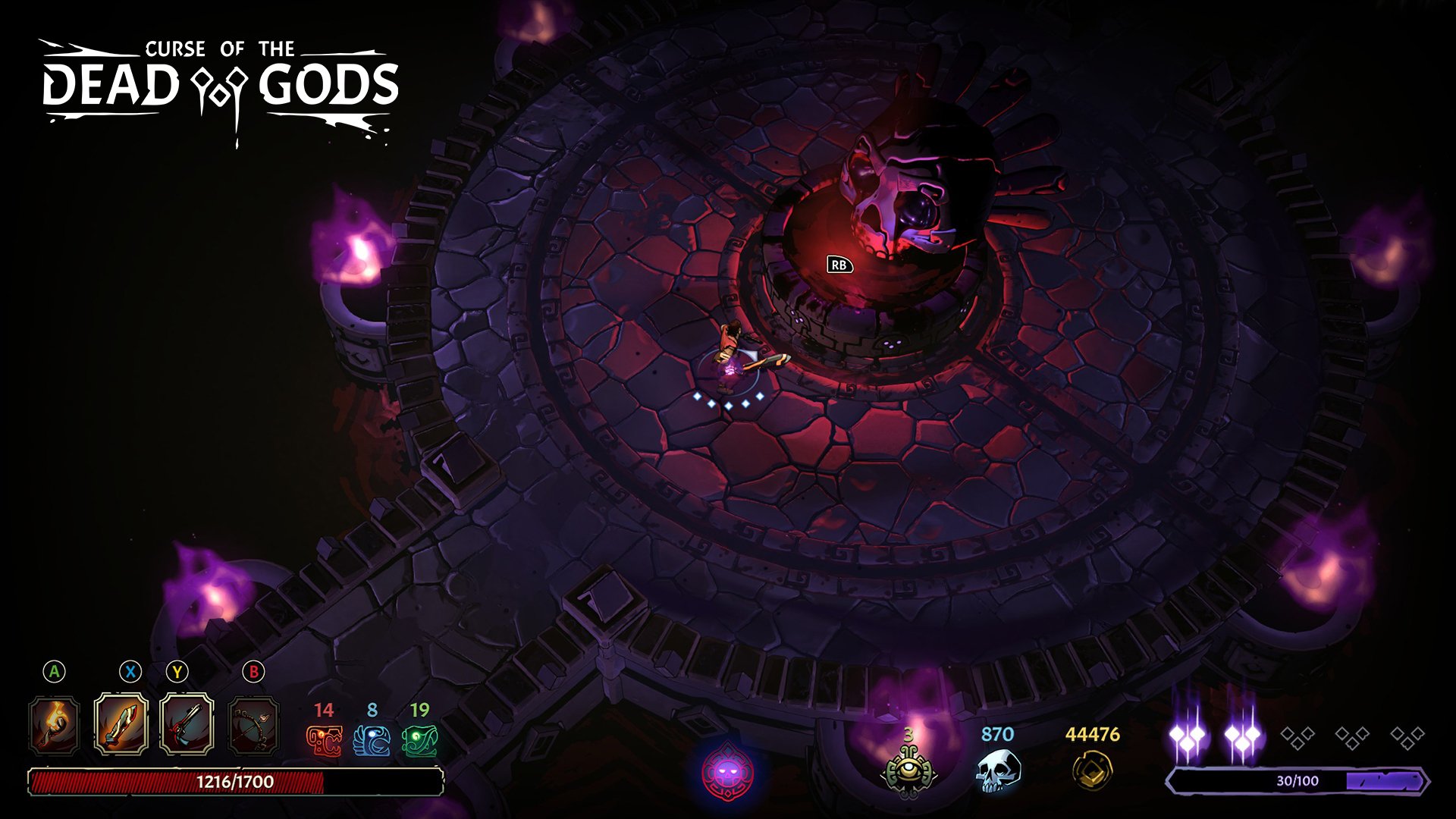 Скриншот 1 к игре Curse of the Dead Gods [GOG] (2020) PC | Лицензия