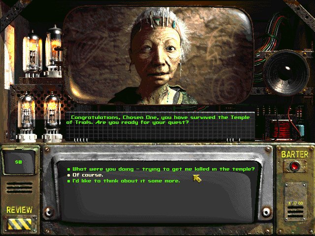 Скриншот 1 к игре Fallout 2 v.1.02 (2.1.0.18) [GOG] (1998)