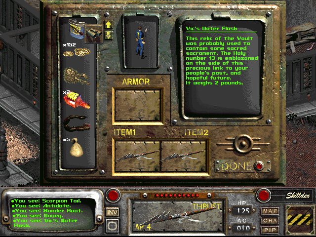Скриншот 3 к игре Fallout 2 v.1.02 (2.1.0.18) [GOG] (1998)