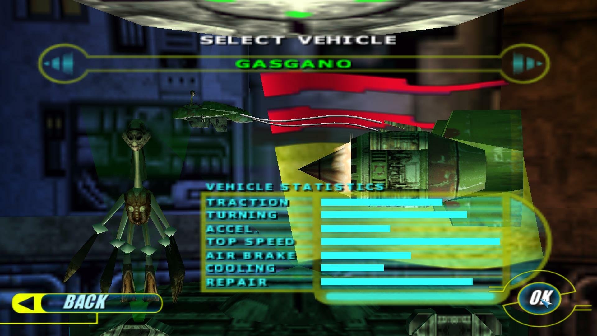 Скриншот 2 к игре Star Wars Episode I Racer v.1.0 hotfix3 (20791) [GOG] (1999)