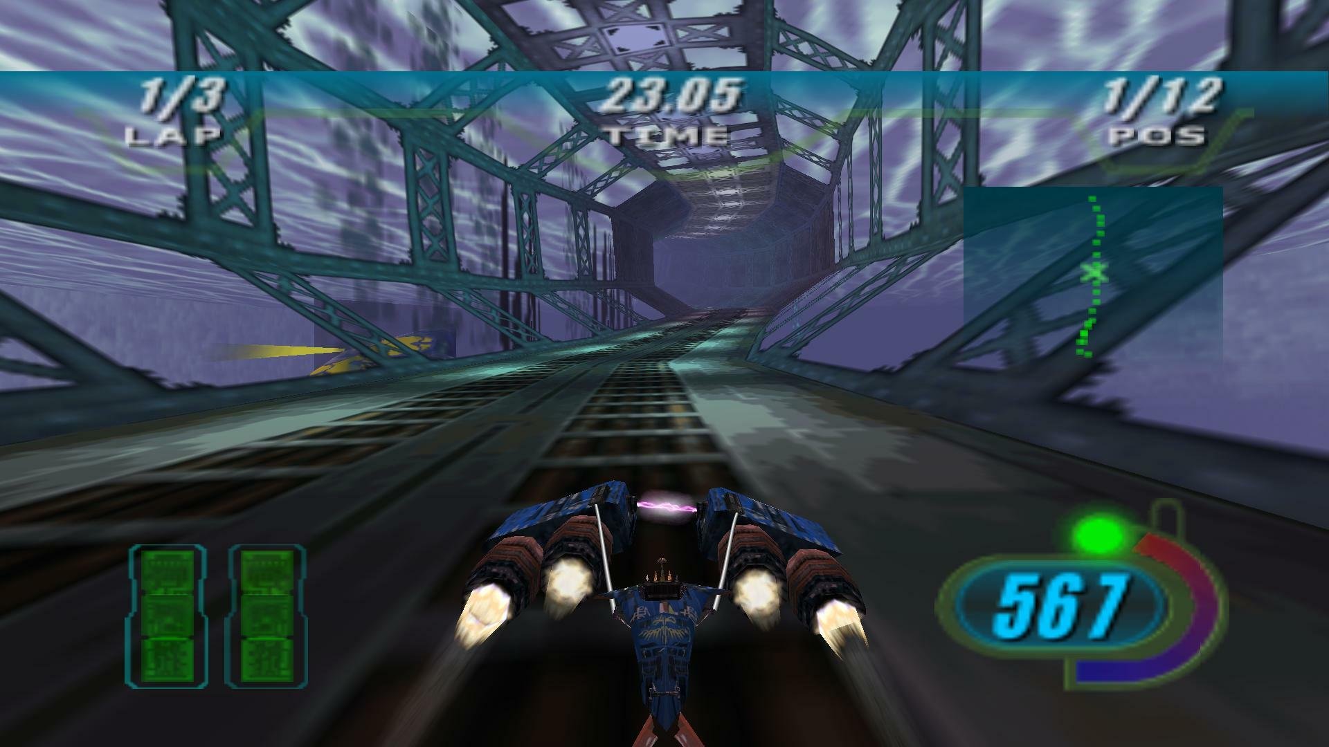 Скриншот 3 к игре Star Wars Episode I Racer v.1.0 hotfix3 (20791) [GOG] (1999)
