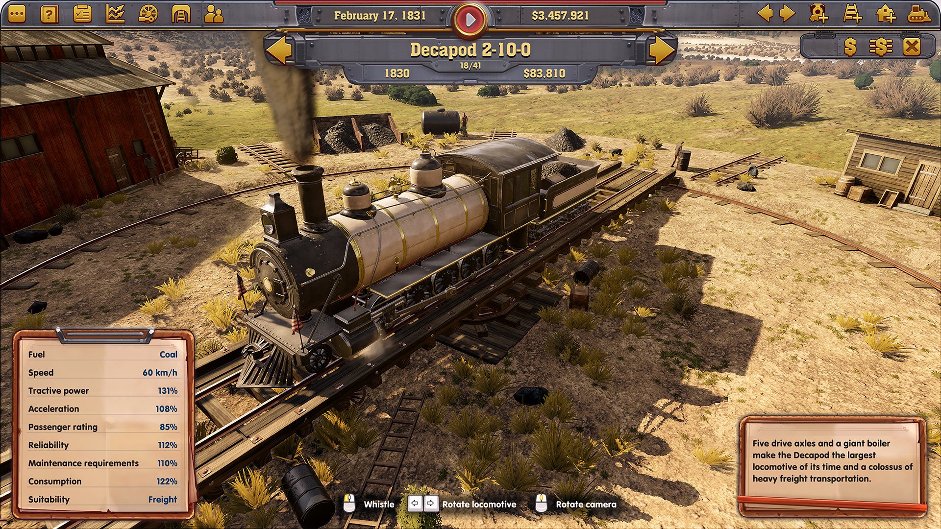 Скриншот 1 к игре Railway Empire Complete Collection [GOG] (2018) PC | Лицензия