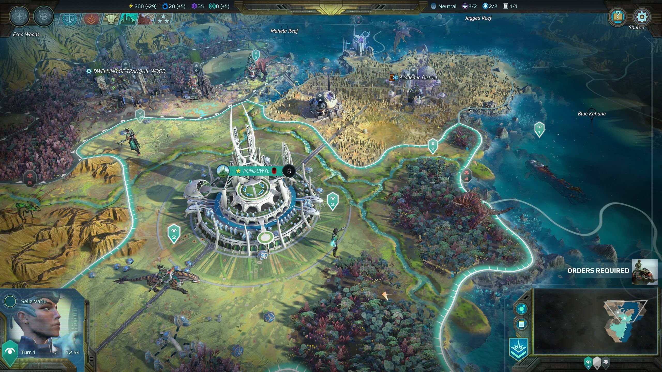Скриншот 1 к игре Age of Wonders: Planetfall [GOG] (2019)