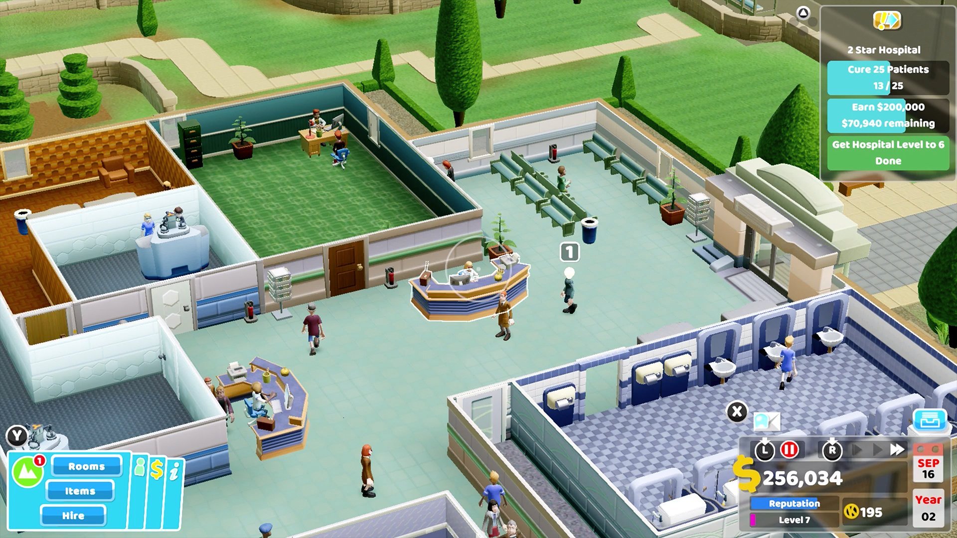 Скриншот 2 к игре Two Point Hospital [Папка игры] (2018)