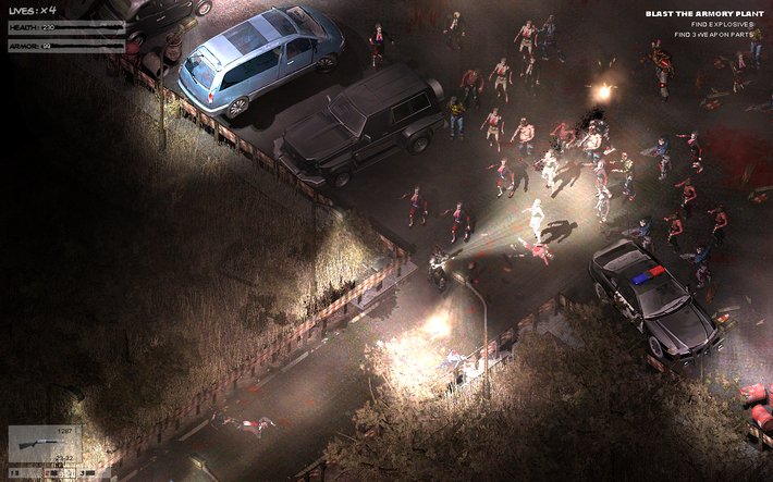 Скриншот 2 к игре Zombie Shooter 2 v.2.1.0.8 [GOG] (2009)