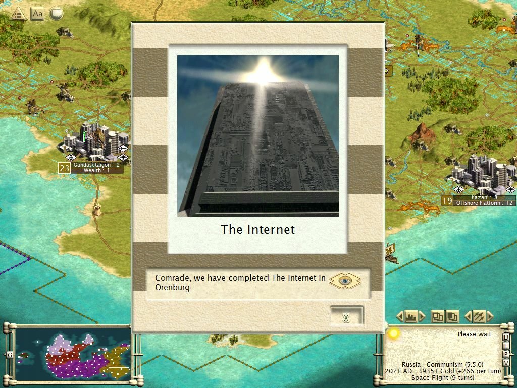 Скриншот 3 к игре Sid Meier's Civilization III Complete v.1.22 (2.0.0.7) [GOG] (2001)