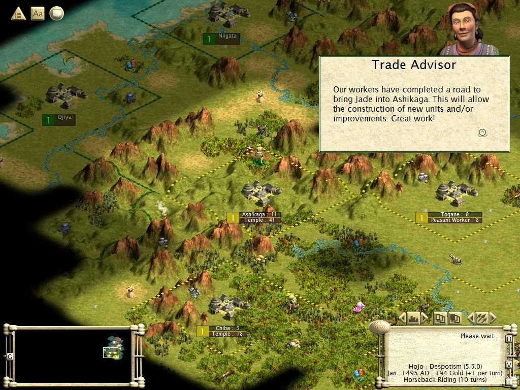 Скриншот 1 к игре Sid Meier's Civilization III Complete v.1.22 (2.0.0.7) [GOG] (2001)