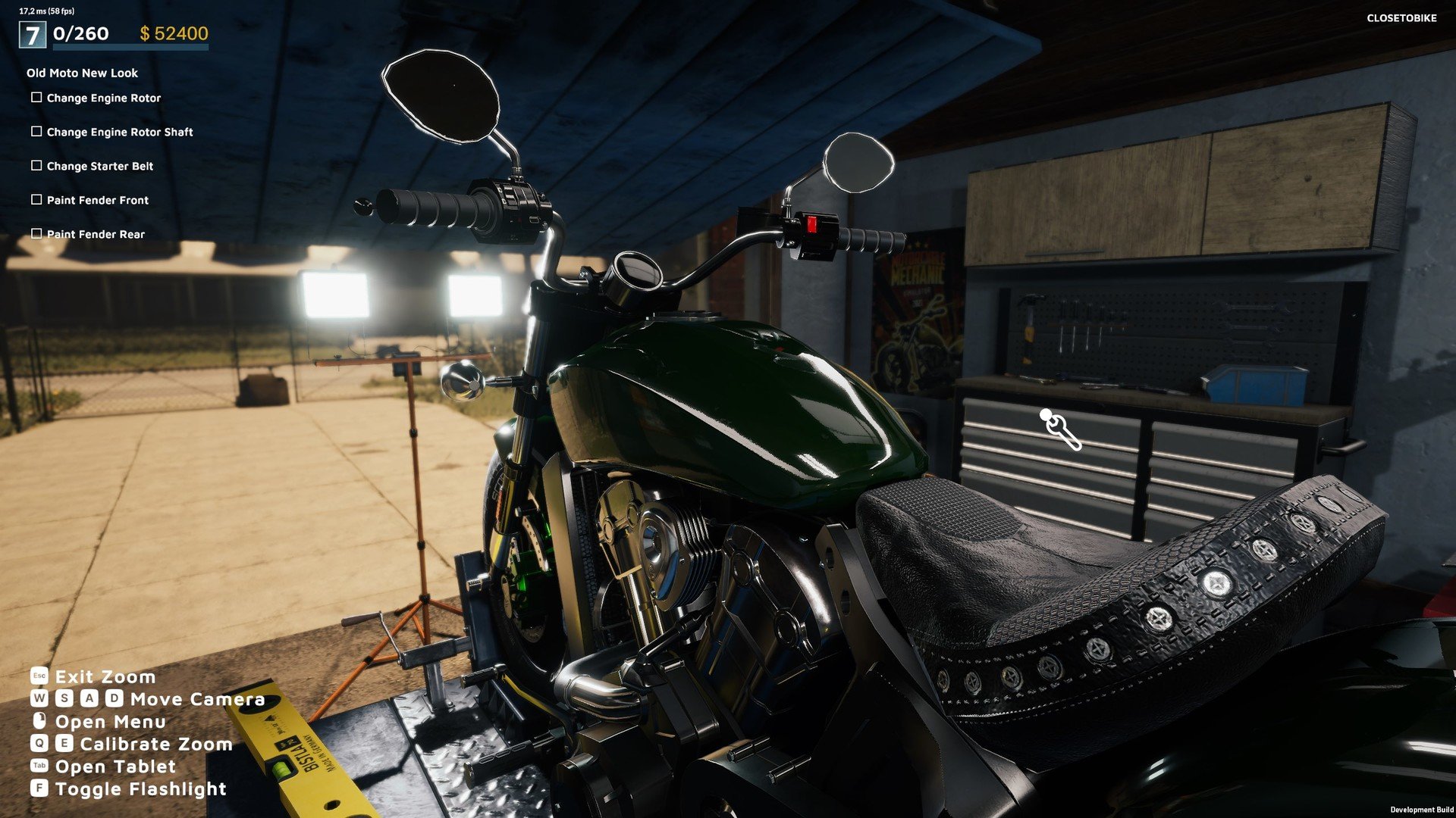 Скриншот 3 к игре Motorcycle Mechanic Simulator 2021 [Папка игры] (2021)