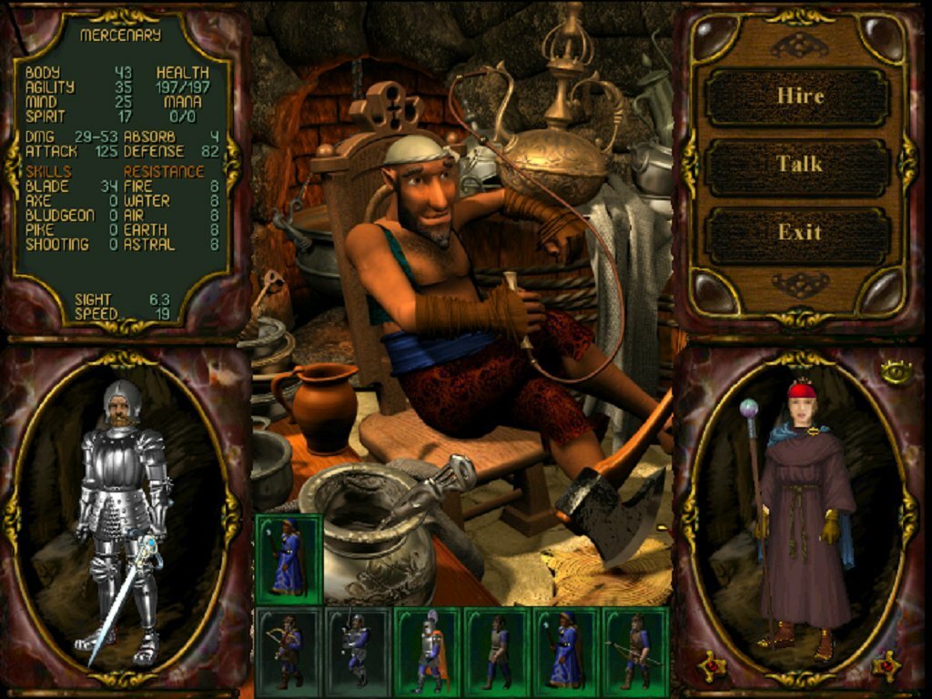 Скриншот 2 к игре Rage of Mages II: Necromancer / Аллоды 2: Повелитель душ v.1.07 (2.0.0.5) [GOG] (1999)