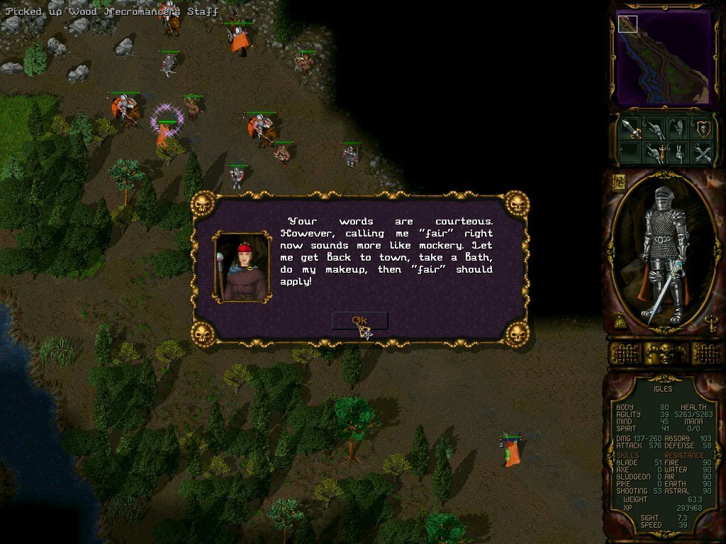 Скриншот 3 к игре Rage of Mages II: Necromancer / Аллоды 2: Повелитель душ v.1.07 (2.0.0.5) [GOG] (1999)