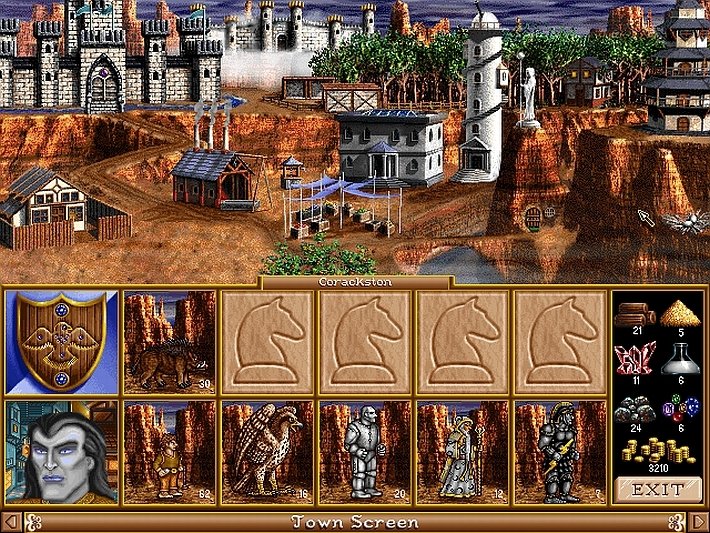 Скриншот 2 к игре Heroes of Might and Magic 2 Gold v.1.01 (2.1) (33438) [GOG] (1996)