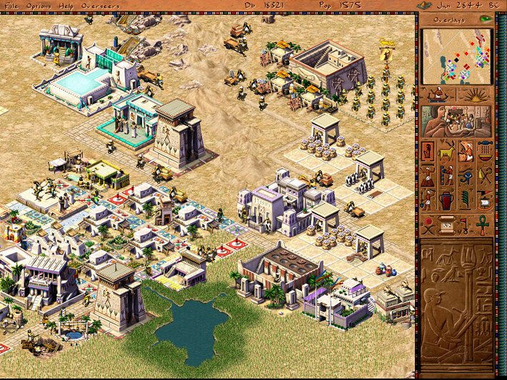 Скриншот 1 к игре Pharaoh + Cleopatra v.2.1.0.15 [GOG] (1999)