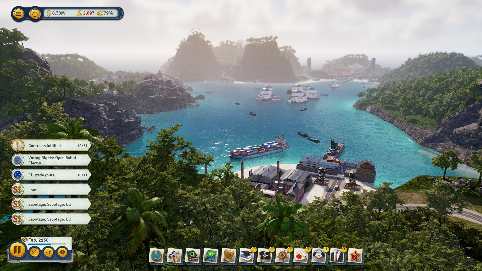 Скриншот 3 к игре Tropico 6 El Prez Edition v.t6-610 (52188) [GOG] (2019)