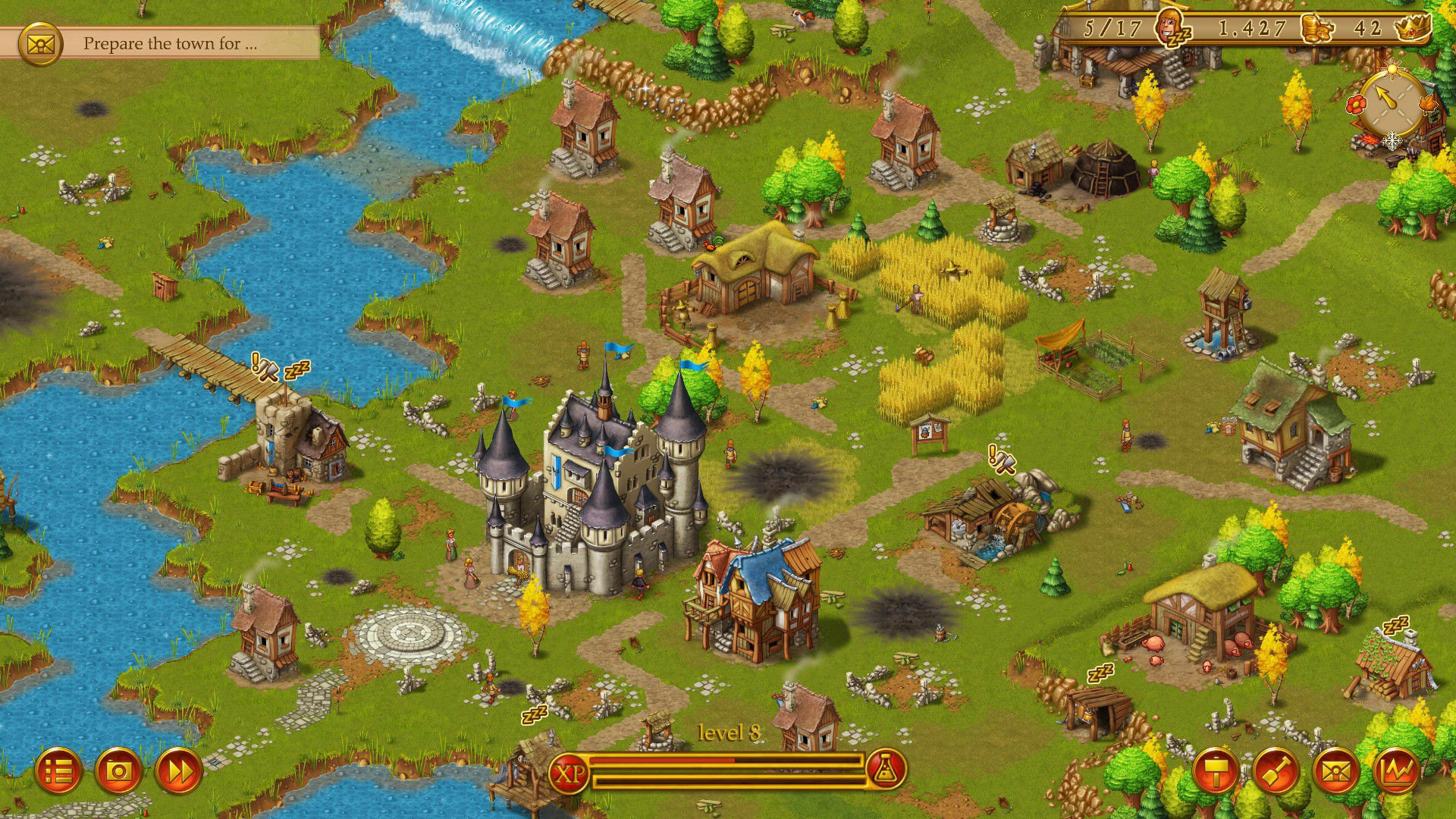 Скриншот 1 к игре Townsmen A Kingdom Rebuilt v2.2.6.0 (39926) [GOG] (2019)
