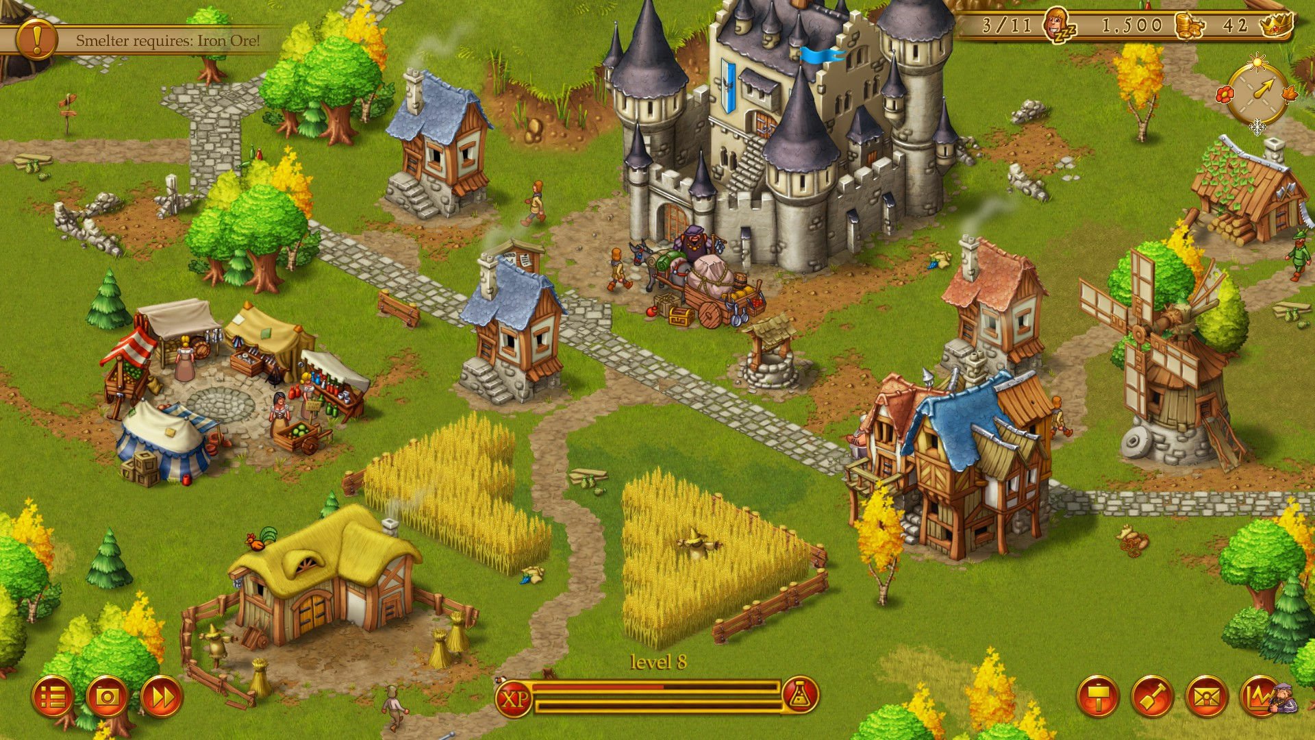 Скриншот 3 к игре Townsmen A Kingdom Rebuilt v2.2.6.0 (39926) [GOG] (2019)