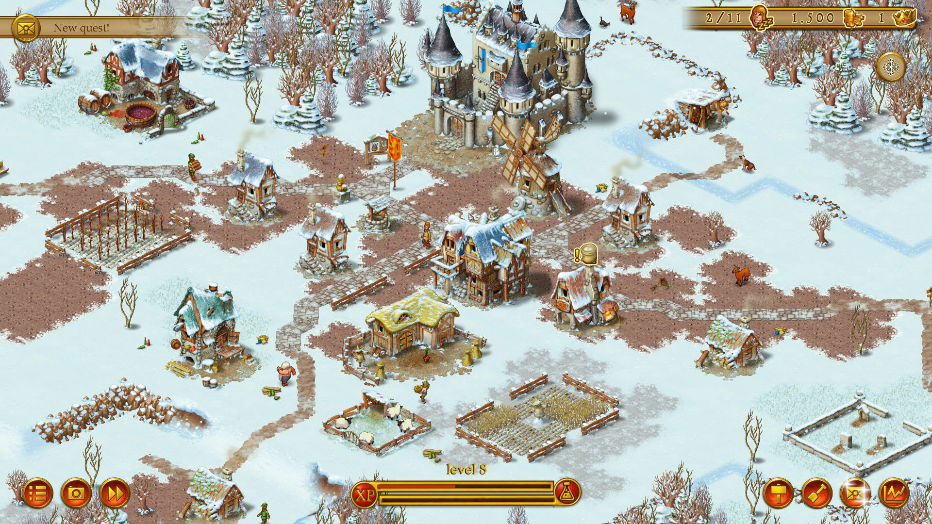 Скриншот 2 к игре Townsmen A Kingdom Rebuilt v2.2.6.0 (39926) [GOG] (2019)