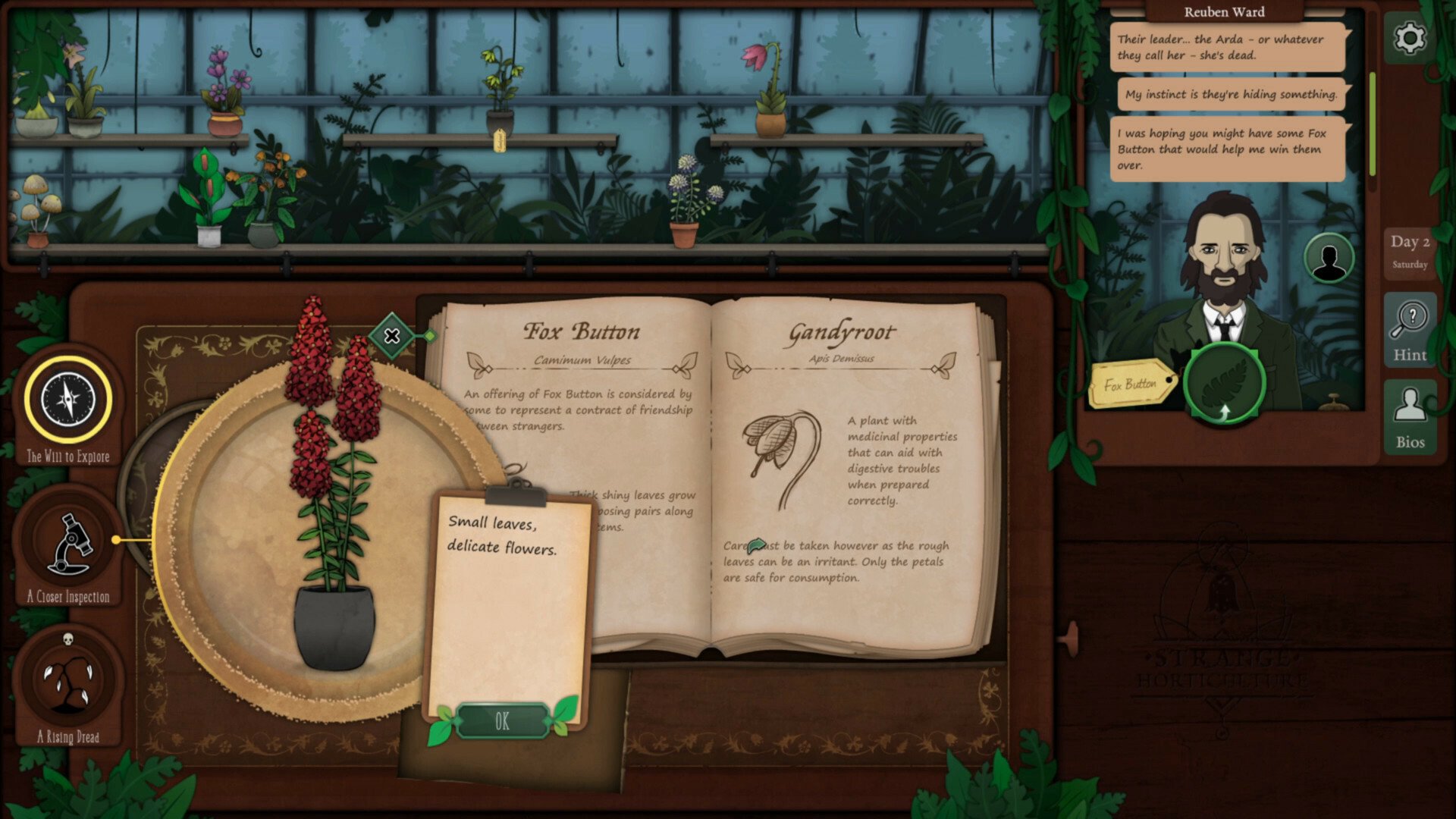 Скриншот 2 к игре Strange Horticulture [GOG] (2022)