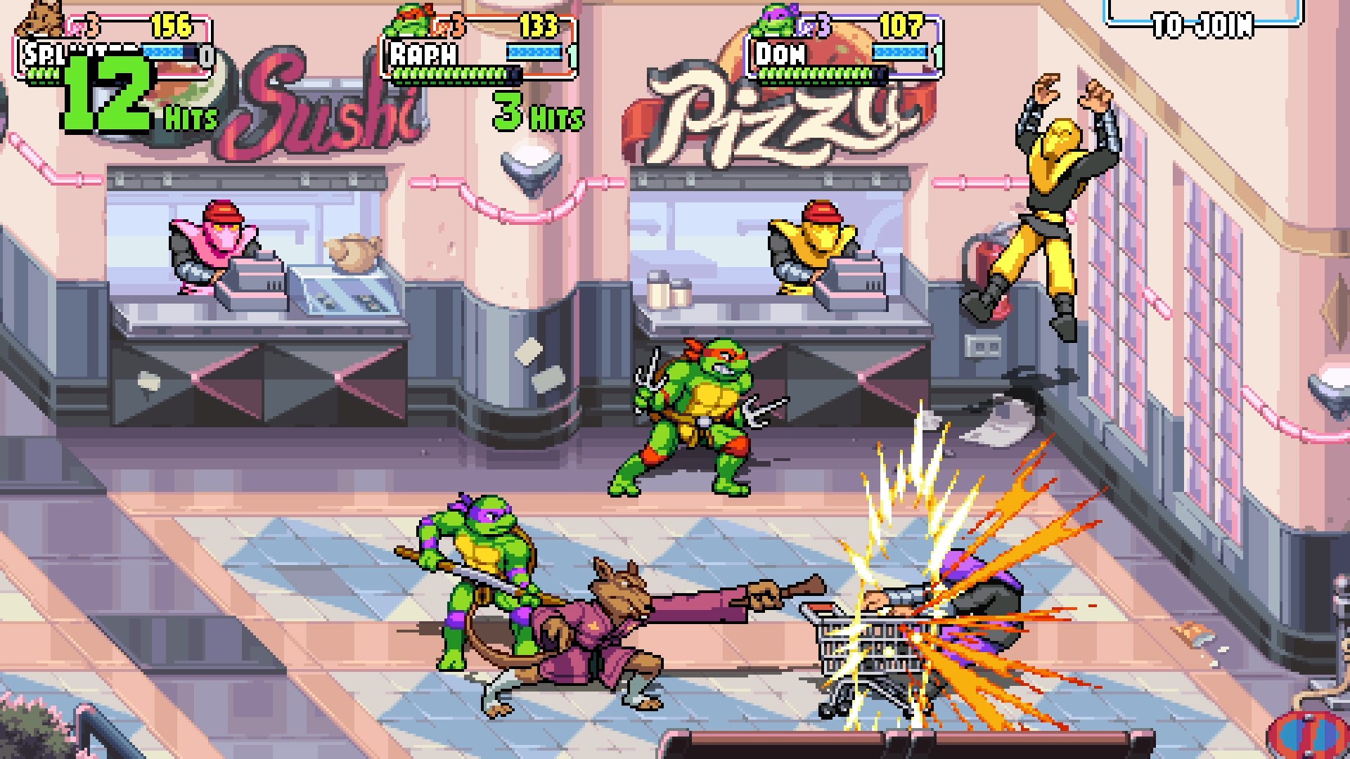 Скриншот 3 к игре Teenage Mutant Ninja Turtles: Shredder's Revenge (2022)