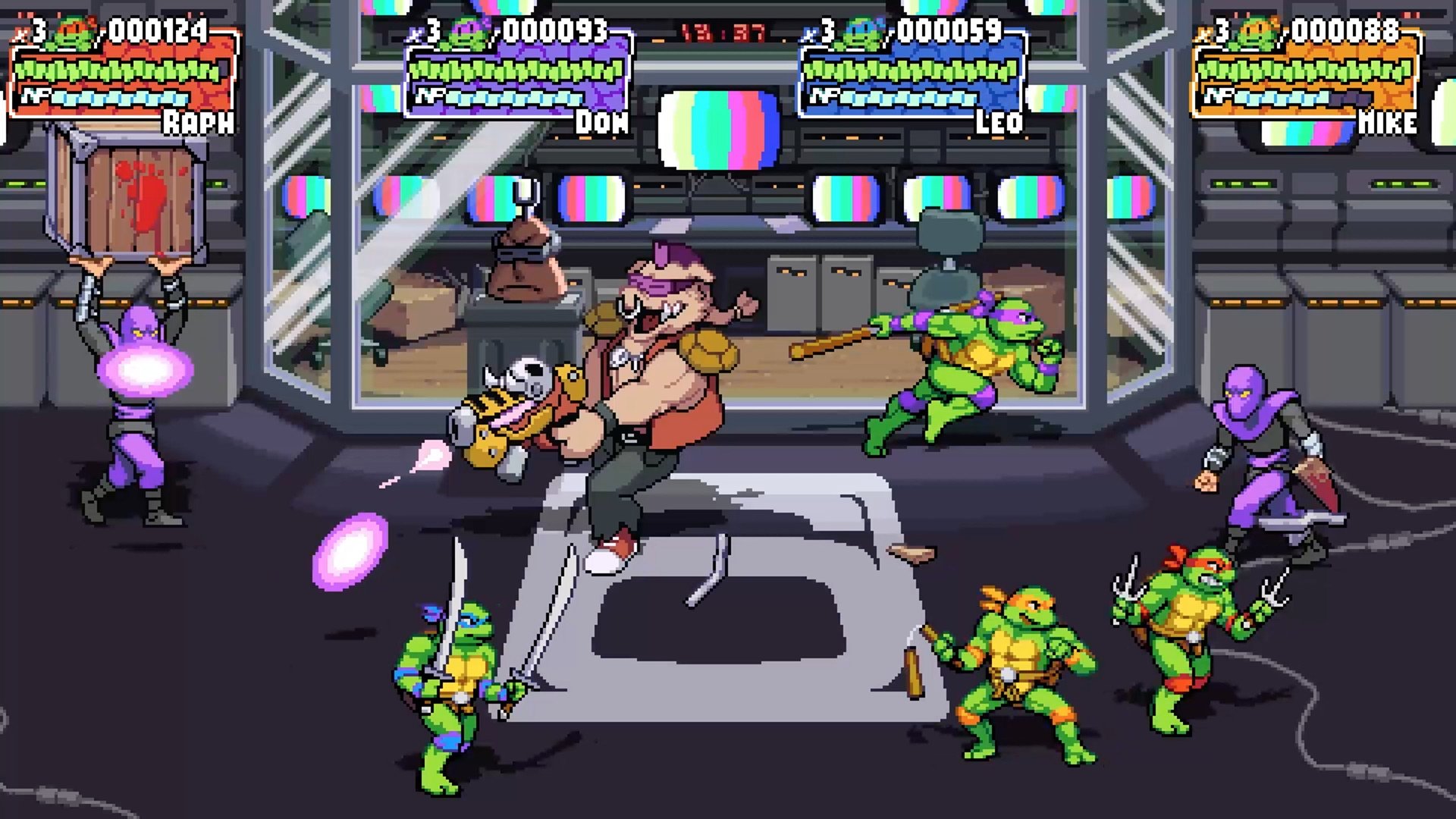 Скриншот 2 к игре Teenage Mutant Ninja Turtles: Shredder's Revenge (2022)