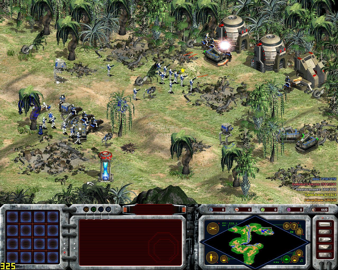 Скриншот 1 к игре Star Wars Galactic Battlegrounds Saga v2.0.0.4 [GOG] (2001)