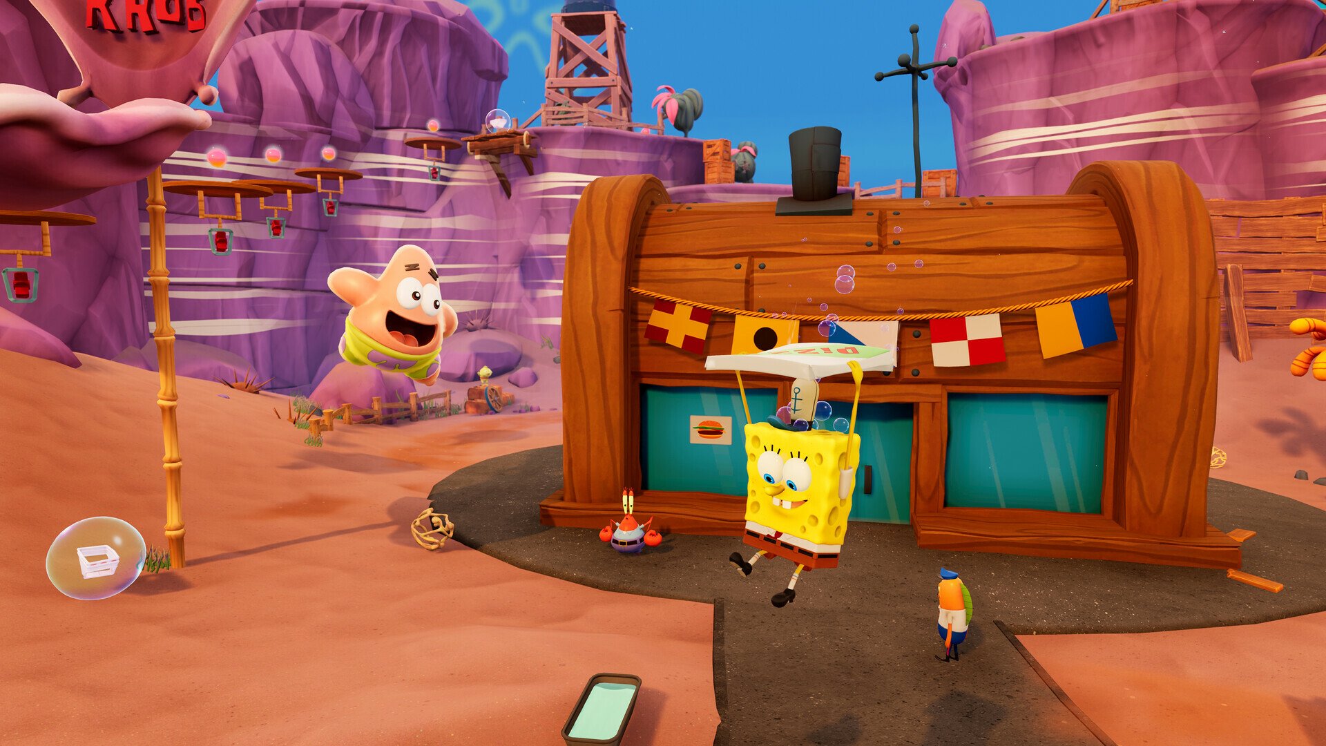 Скриншот 2 к игре SpongeBob SquarePants: The Cosmic Shake (2023)