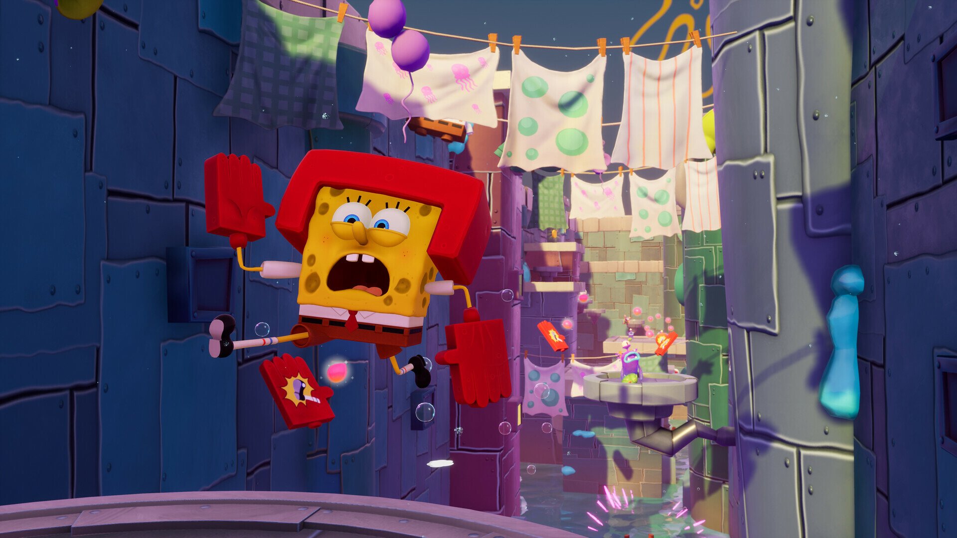 Скриншот 1 к игре SpongeBob SquarePants: The Cosmic Shake (2023)