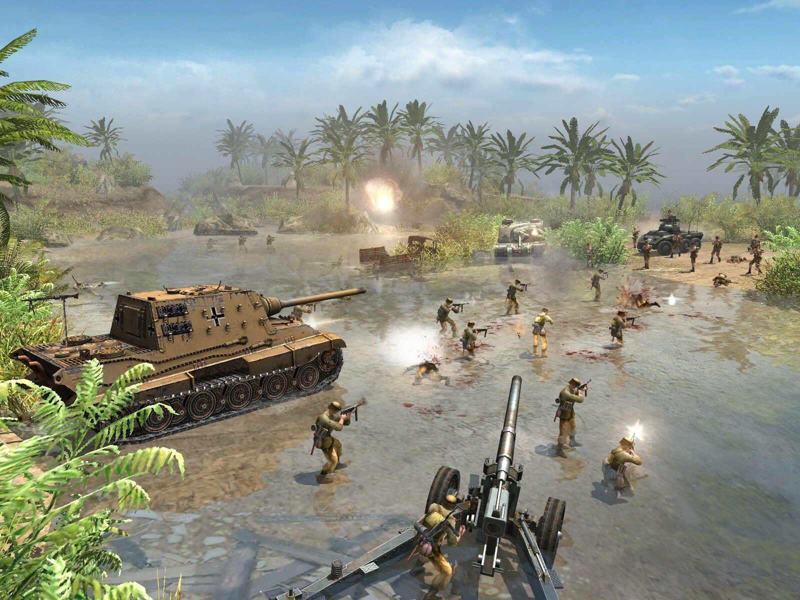 Скриншот 1 к игре Men of War / В тылу врага 2: Лис пустыни v1.17.5 [GOG] (2009)