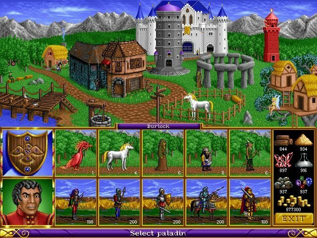 Скриншот 3 к игре Heroes of Might and Magic v1.2 (1.1) [GOG] (1996)