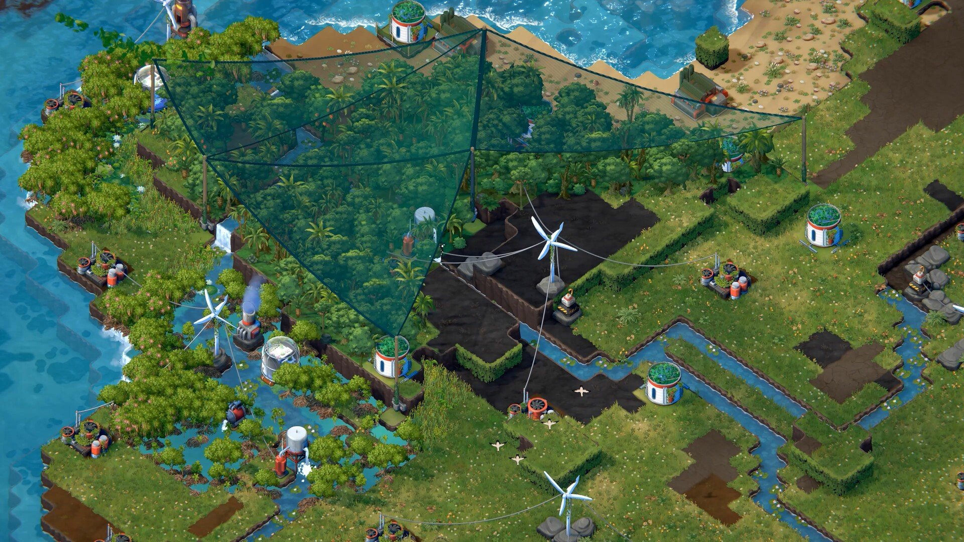 Скриншот 2 к игре Terra Nil v.1.1.0 [GOG] (2023)