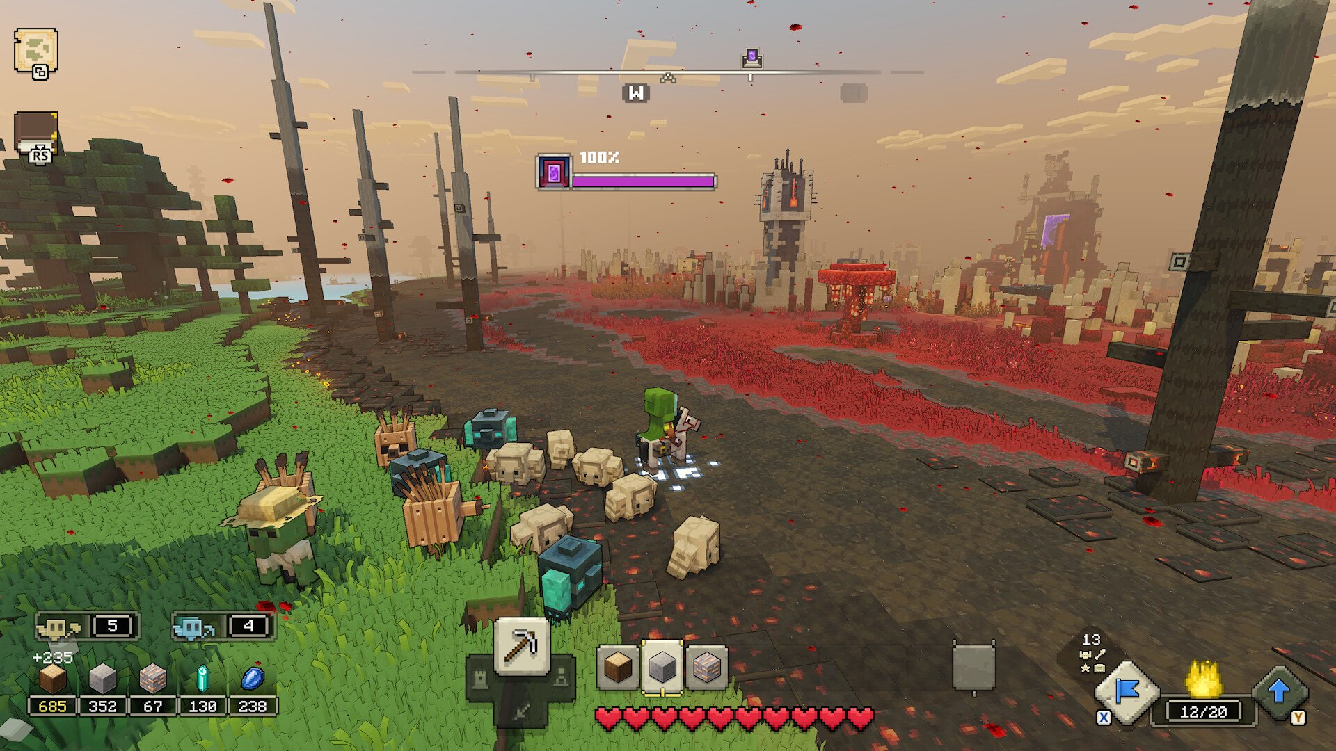 Скриншот 2 к игре Minecraft Legends (2023)
