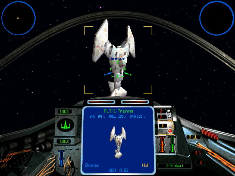 Скриншот 1 к игре Star Wars X-Wing vs TIE Fighter v2.0.0.5 [GOG] (1997)