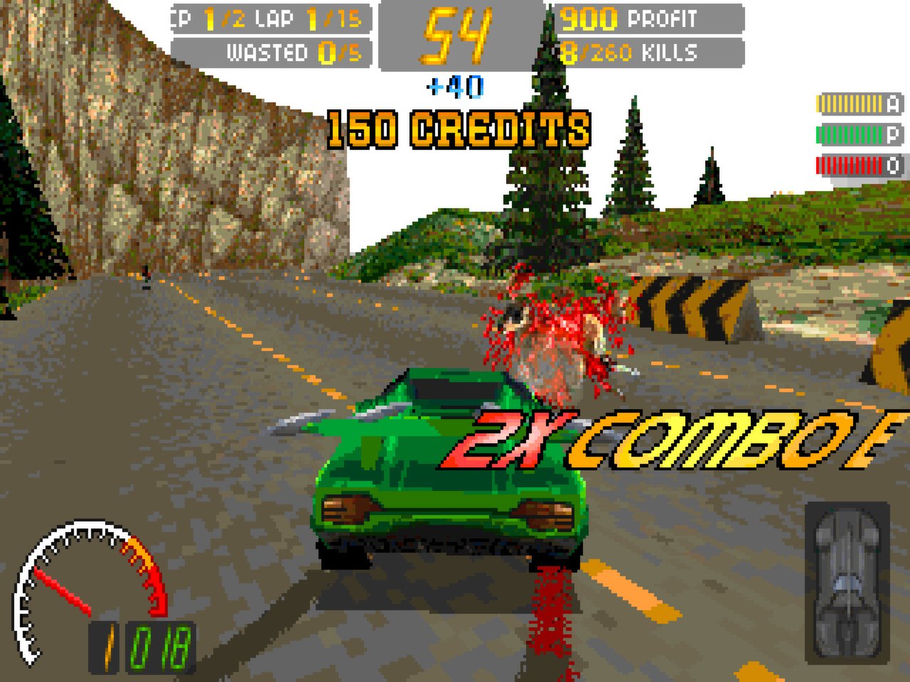 Скриншот 2 к игре Carmageddon Max Pack v2.0.0.63 [GOG] (1997)