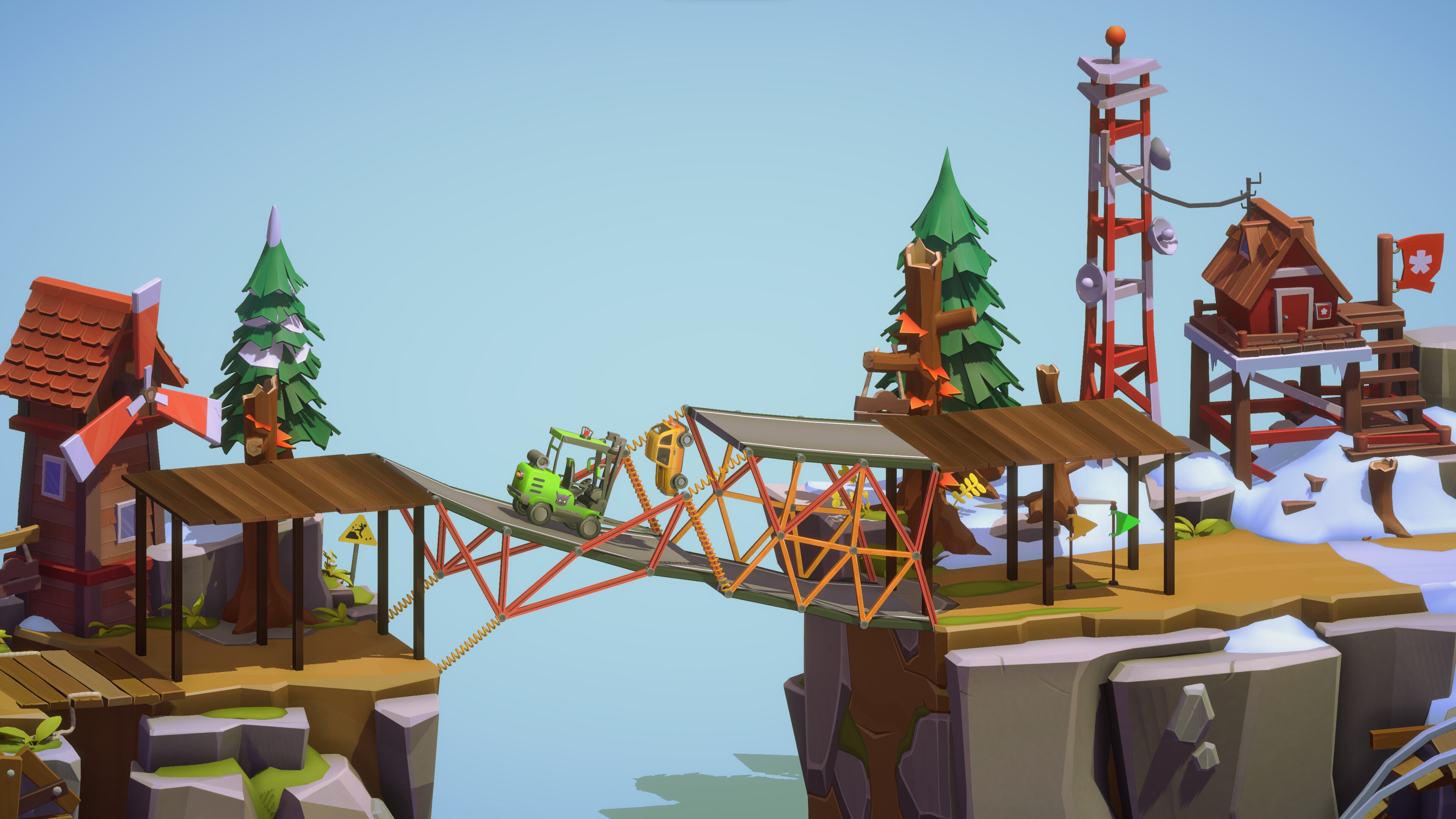 Скриншот 1 к игре Poly Bridge 3 (2023)