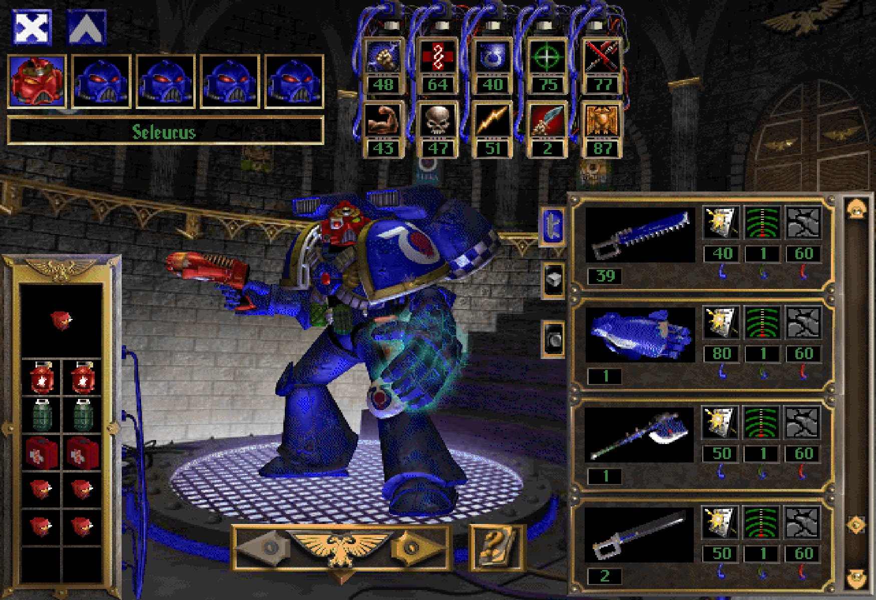Скриншот 3 к игре Warhammer 40000: Chaos Gate v1.2 hotfix 3 [GOG] (1998)