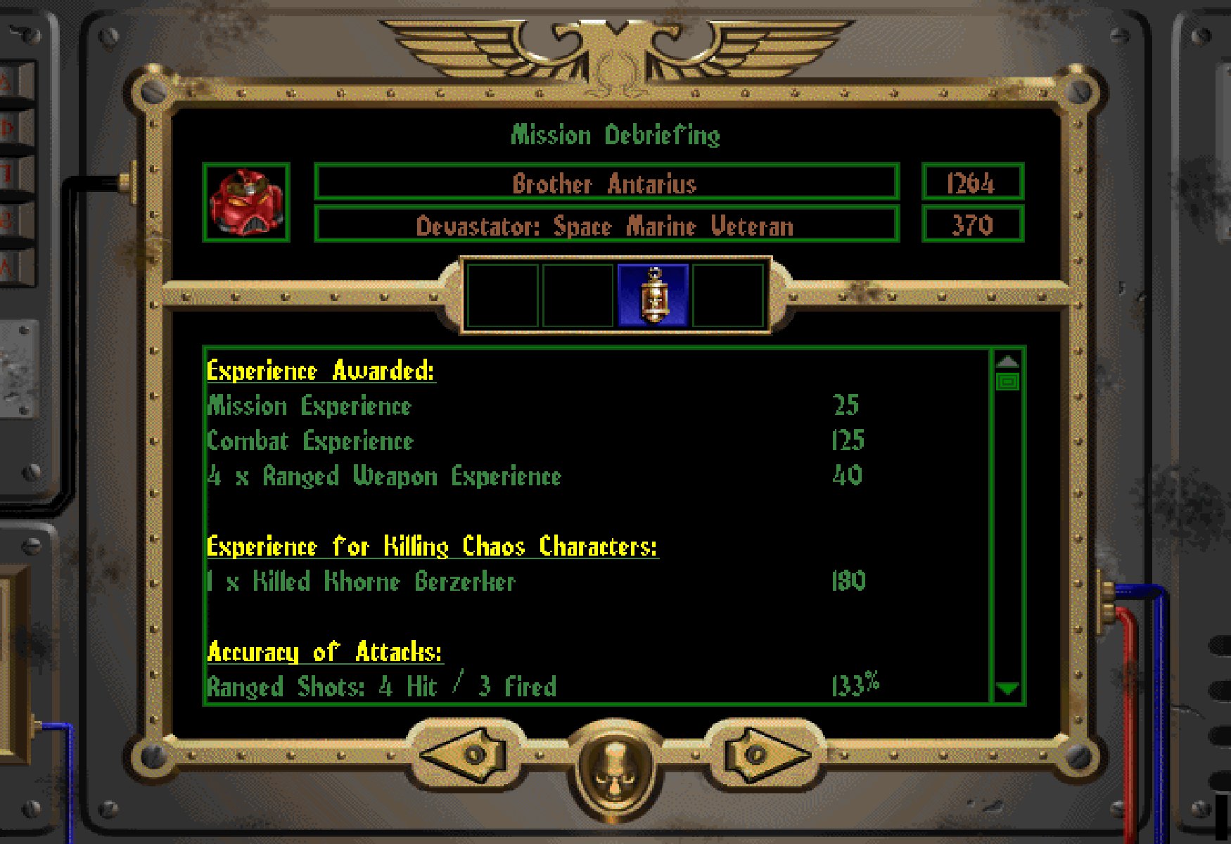 Скриншот 2 к игре Warhammer 40000: Chaos Gate v1.2 hotfix 3 [GOG] (1998)