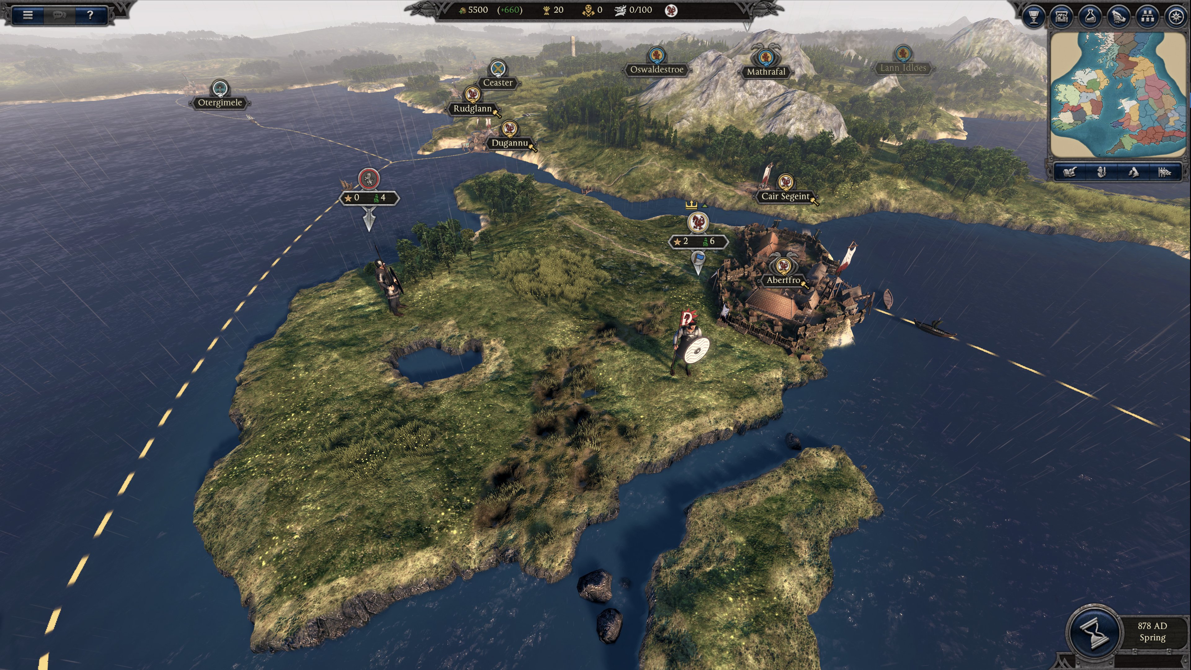 Скриншот 3 к игре A Total War Saga: THRONES OF BRITANNIA (2018)
